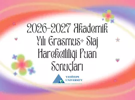 2026-2027 Akademik Yılı Erasmus+ Staj Hareketliliği Puan Sonuçları