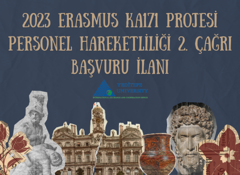 2023 ERASMUS KA171 PROJESİ PERSONEL HAREKETLİLİĞİ 2. ÇAĞRI BAŞVURU İLANI