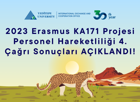 2023 Erasmus KA171 Projesi Personel Hareketliliği 4. Çağrı Sonuçları Açıklandı!